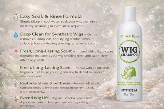 Nicole & Alyssa shampoo pouring into water, demonstrates gentle texture and dilution