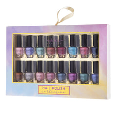 Nicole Miller top view of shades arranged to compare colors and inspire choices