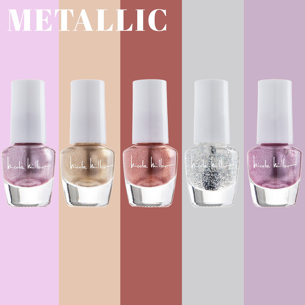 Nicole Miller New York mini bottle beside a coin showing compact size and travel convenience benefit