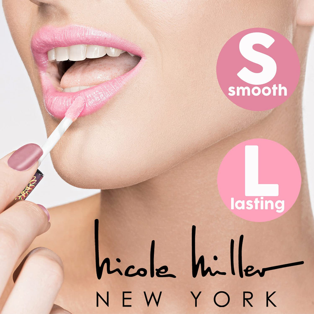 Nicole Miller gloss texture droplet showing luminous finish