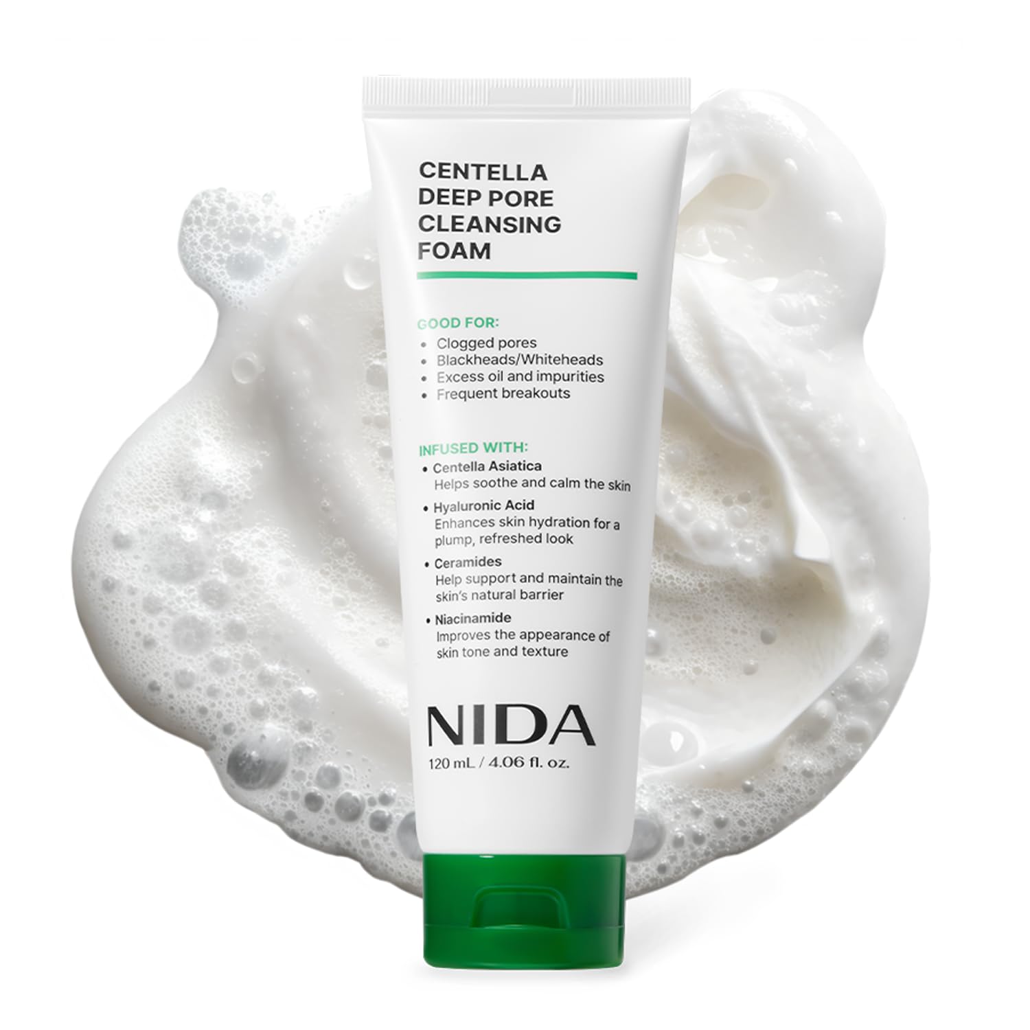 NIDA front packaging showing bottle and clear branding for confident purchase