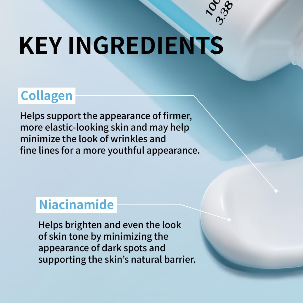 NIDA ingredient label close-up featuring centella and niacinamide benefits