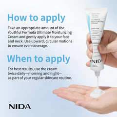 NIDA open jar with cap for size comparison and practical packaging view