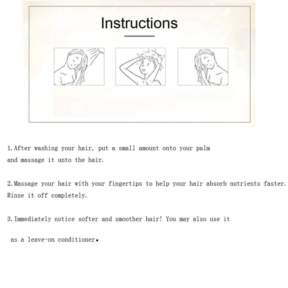 NIFEISHI applying treatment on wet hair for instant softness benefit
