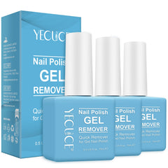 NIFEISHI front packaging showing three compact remover bottles for quick gel removal