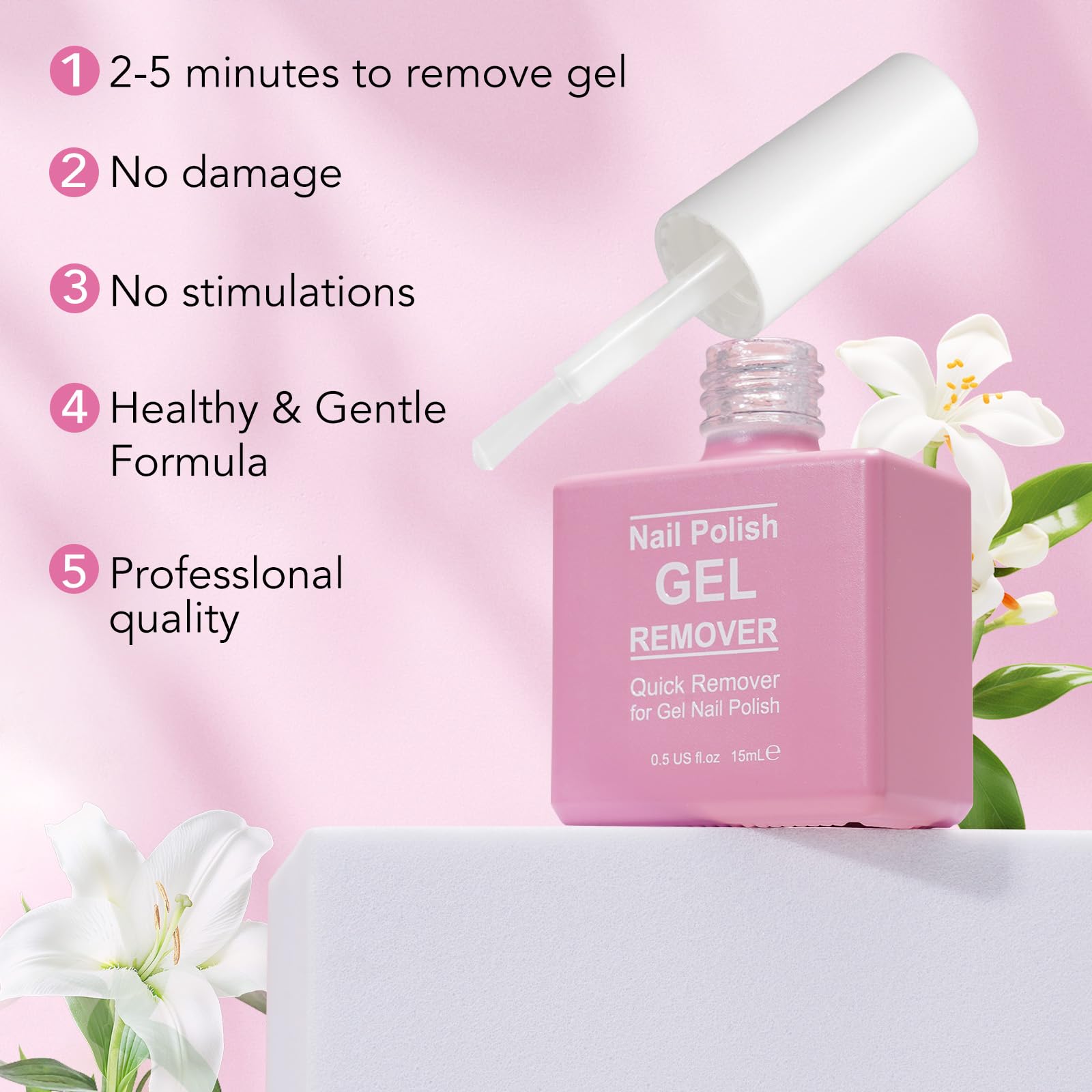 NIFEISHI gel lifting and cracking on nail surface, fast removal shown