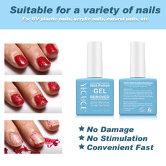 NIFEISHI gel texture close-up demonstrating smooth spread and fast action