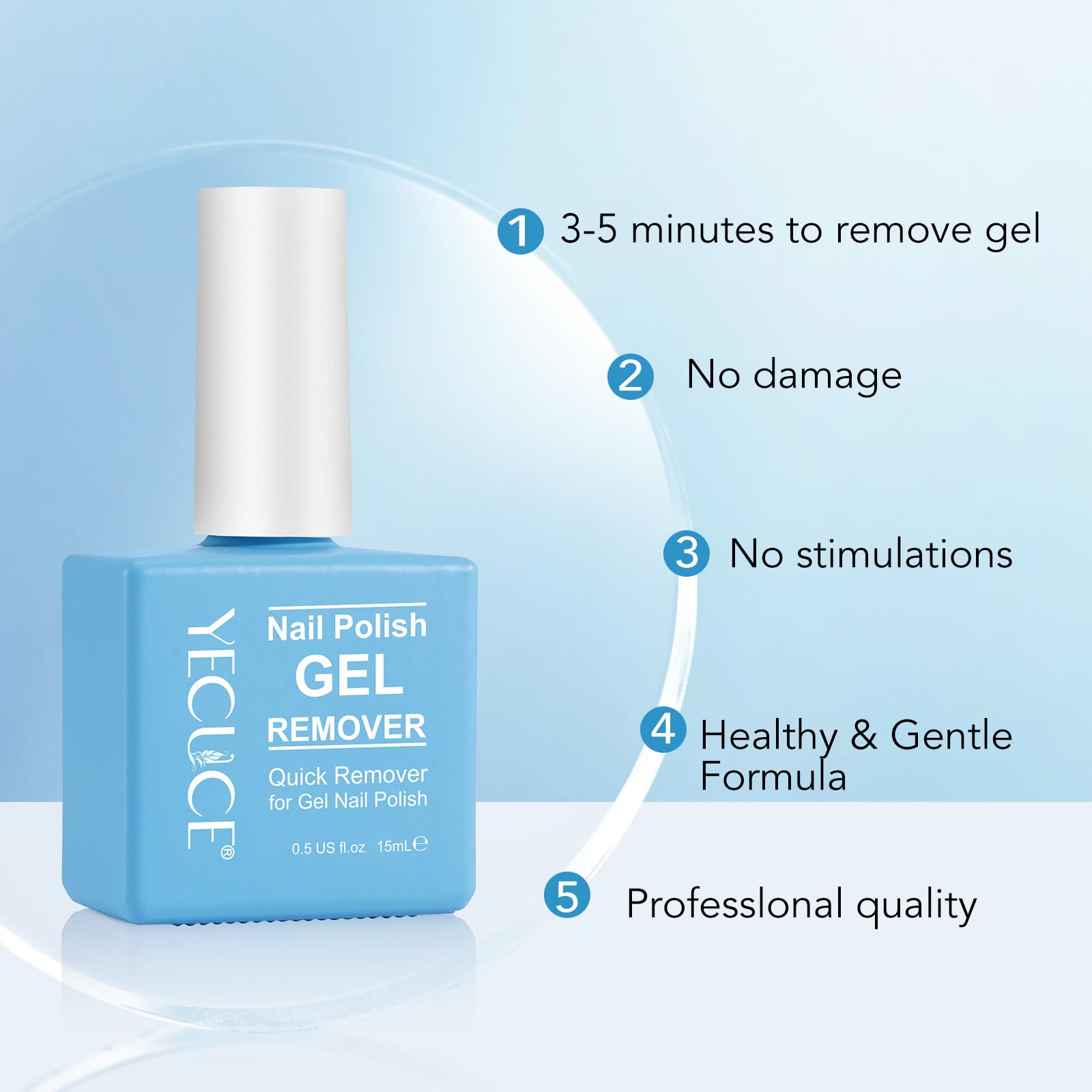 NIFEISHI nail scraper detail, sturdy edge to remove stubborn polish safely