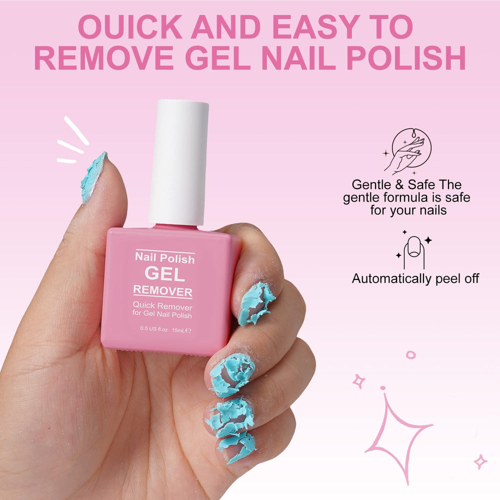 NIFEISHI bottles in travel bag on vanity, portable at-home nail care