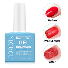 NIFEISHI two bottles beside a travel pouch for portable nail care