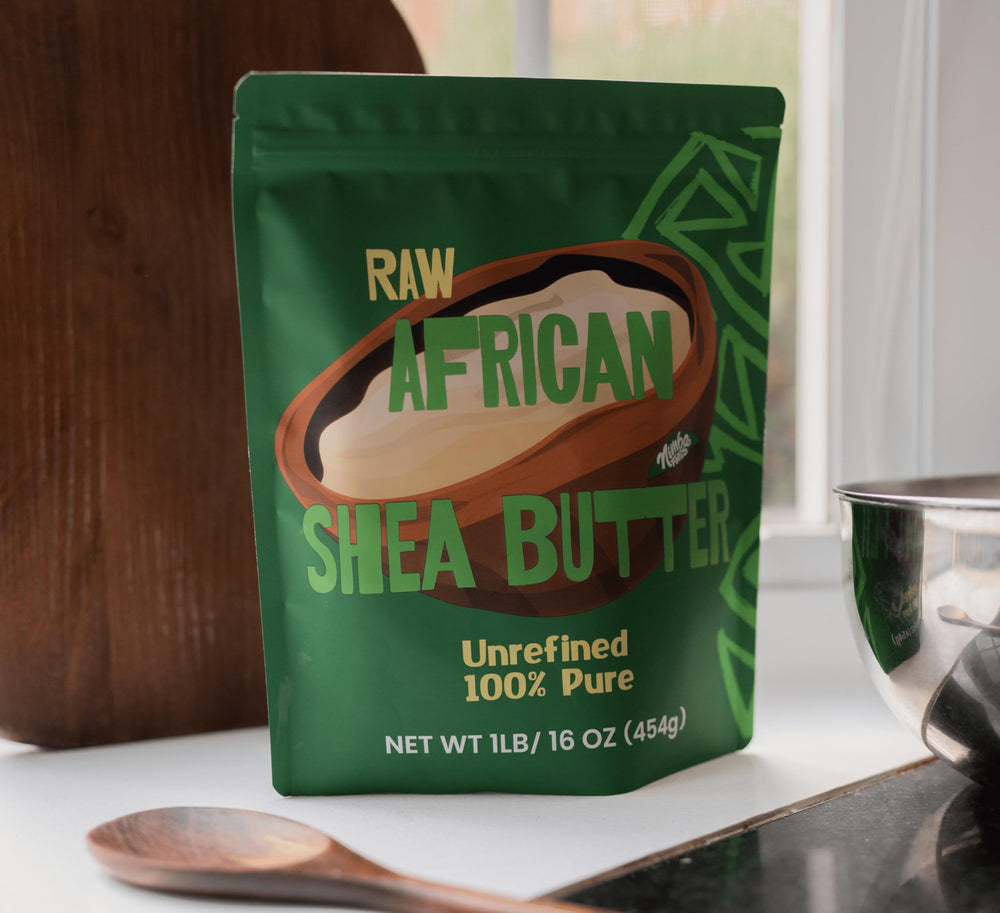 Nimba Foods whipped into body butter demonstrating smooth spreadable finish