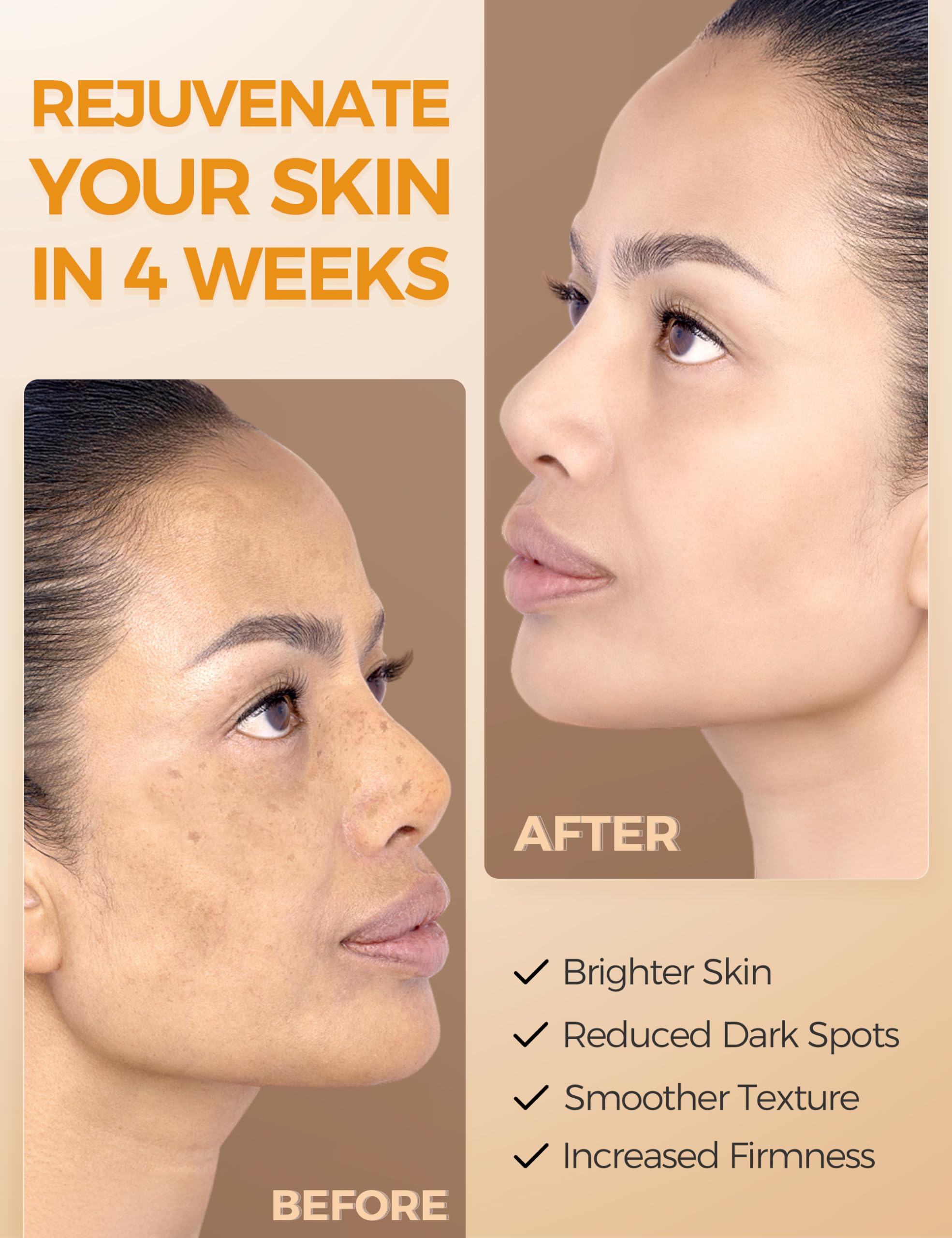 NING DERMOLOGIE applying serum to cheek demonstrating easy absorption