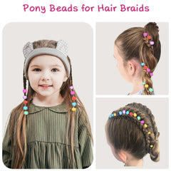 Ningrou beads threaded on a braid demonstrating decorative finish and bright look