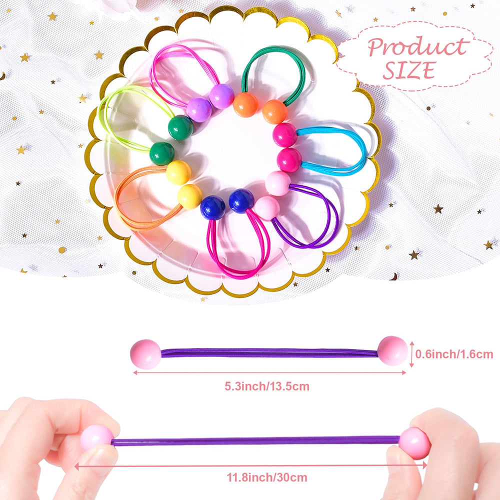 Ningrou size comparison beside fingers illustrating 13.5cm band length and bead scale
