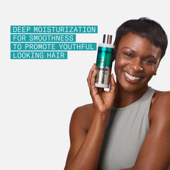 NIOXIN creamy texture closeup showing lightweight spreadability benefit