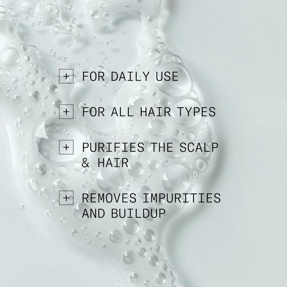 NIOXIN applying shampoo to scalp, illustrating targeted detox and refresh