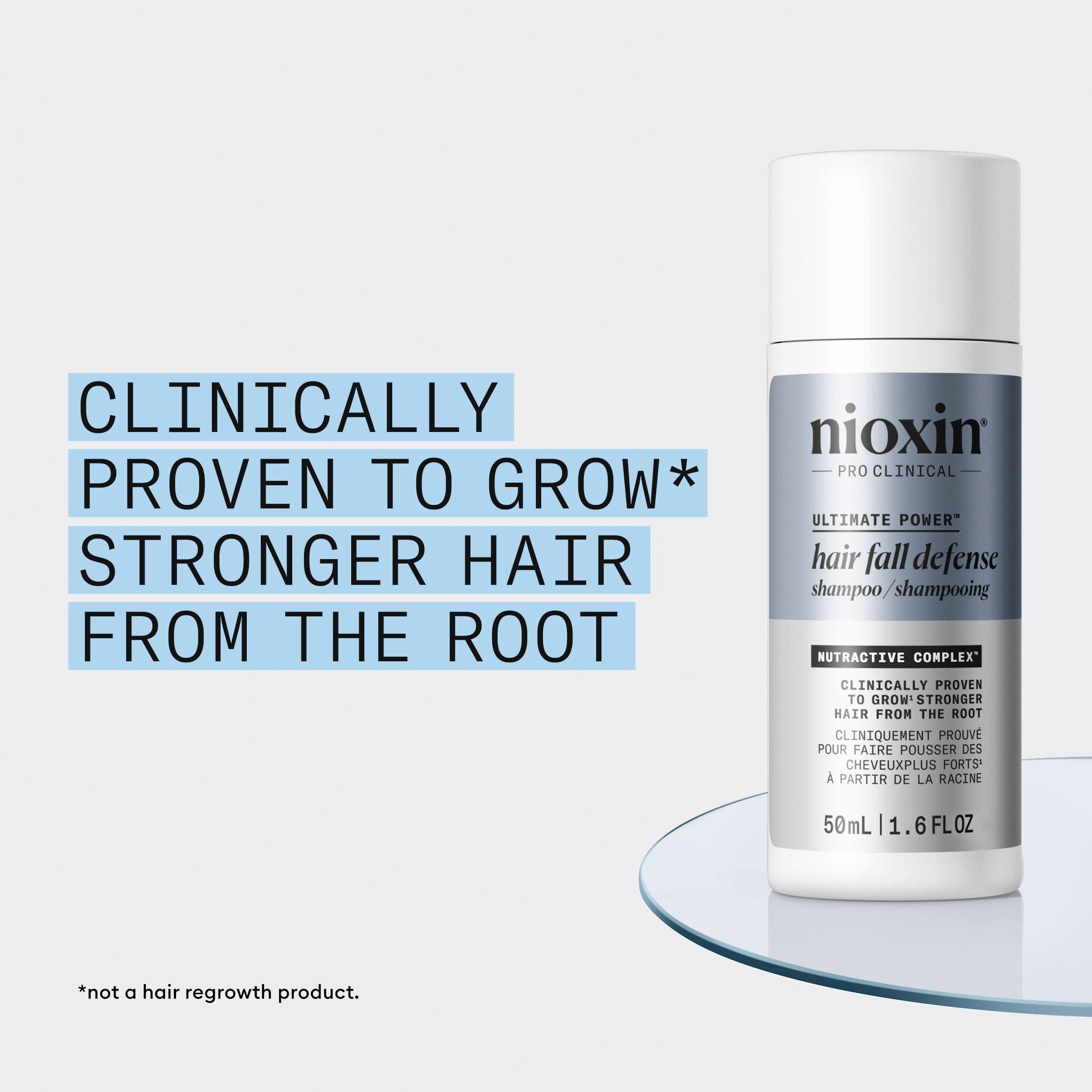 NIOXIN shampoo lather texture showcasing gentle cleansing action