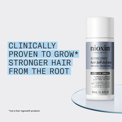 NIOXIN shampoo lather texture showcasing gentle cleansing action