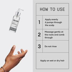 Nioxin Diamax scalp-focus demonstration energizing and nourishing scalp