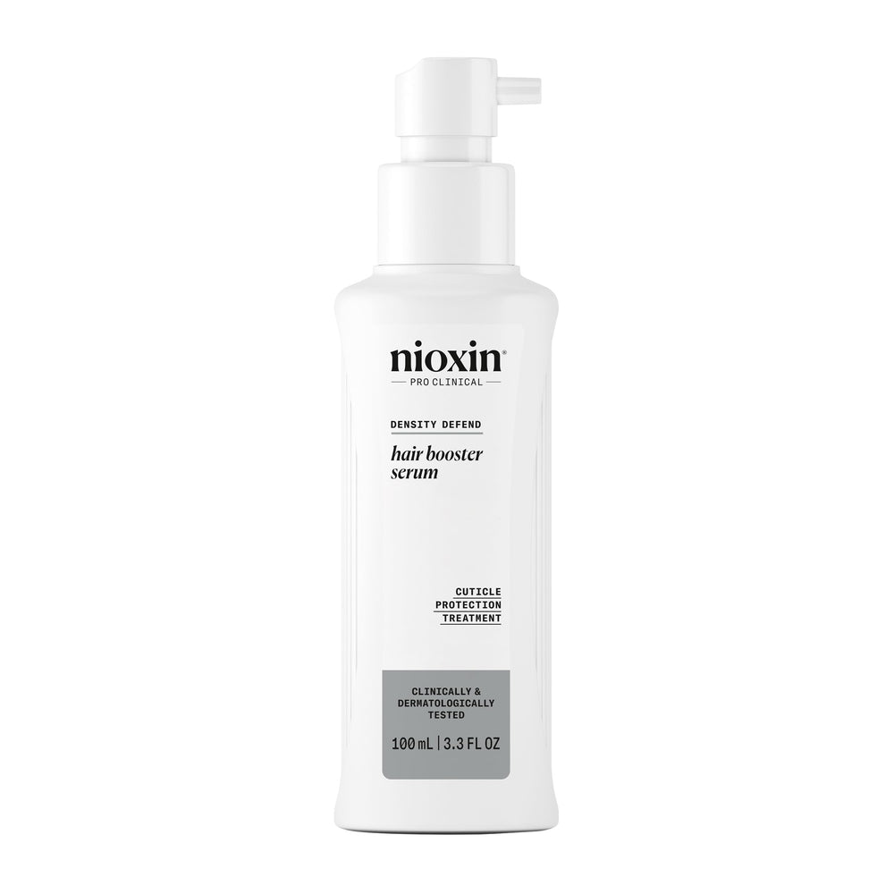 Nioxin front packaging showing bottle, brand and strength benefits