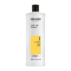 NIOXIN front packaging showing product identity and easy grab