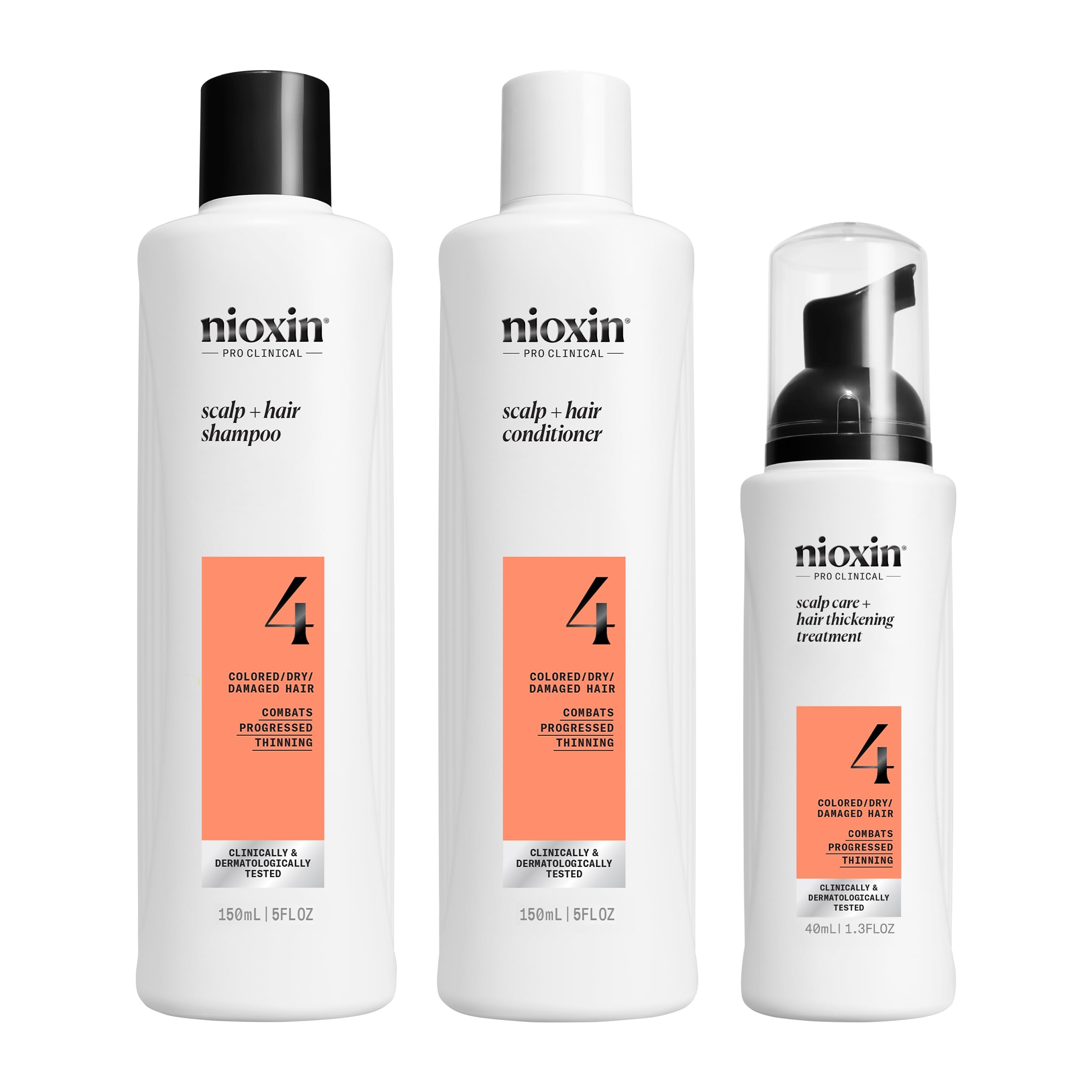 NIOXIN front packaging showing trial kit benefits and compact size