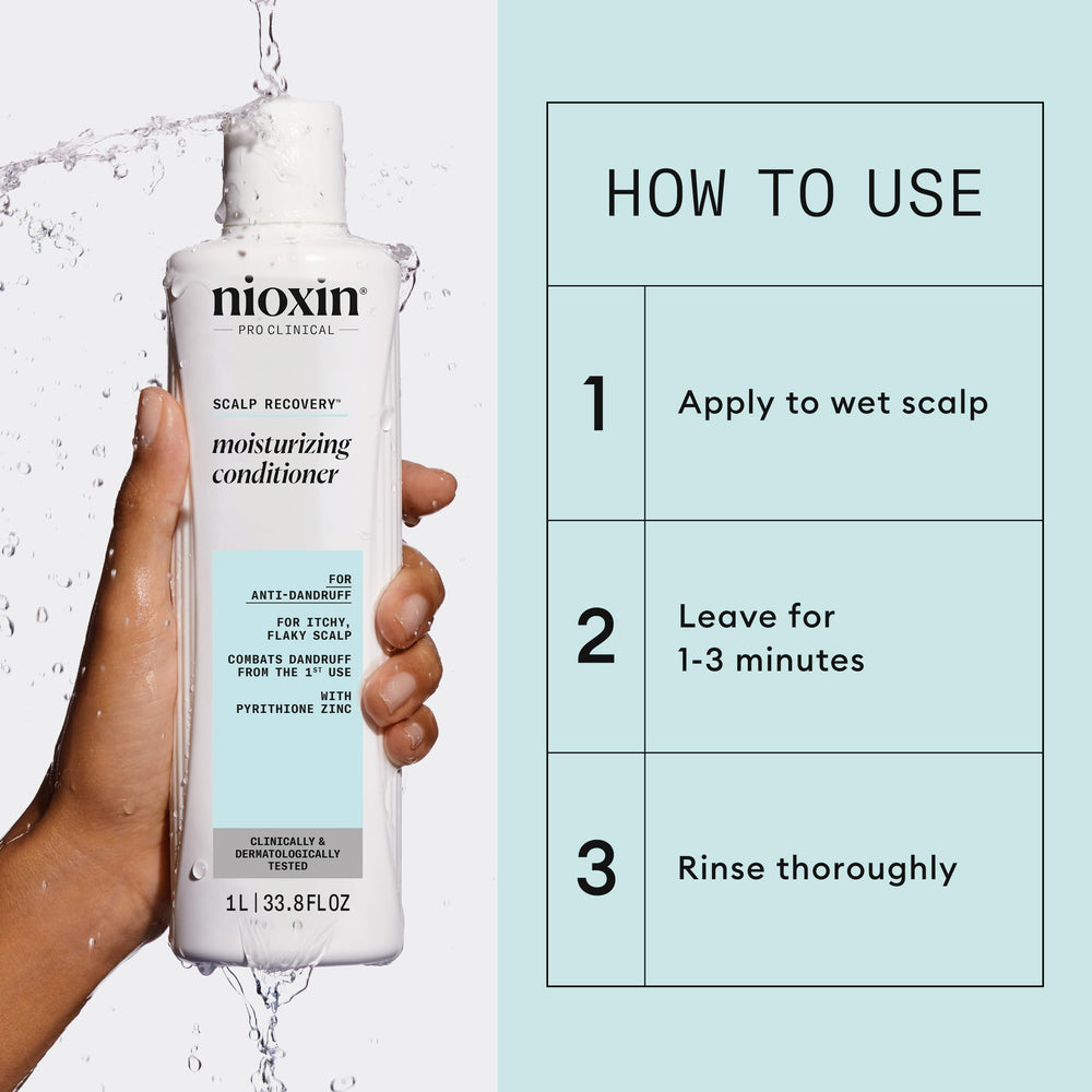 NIOXIN hair after conditioning showing smoother, more manageable strands