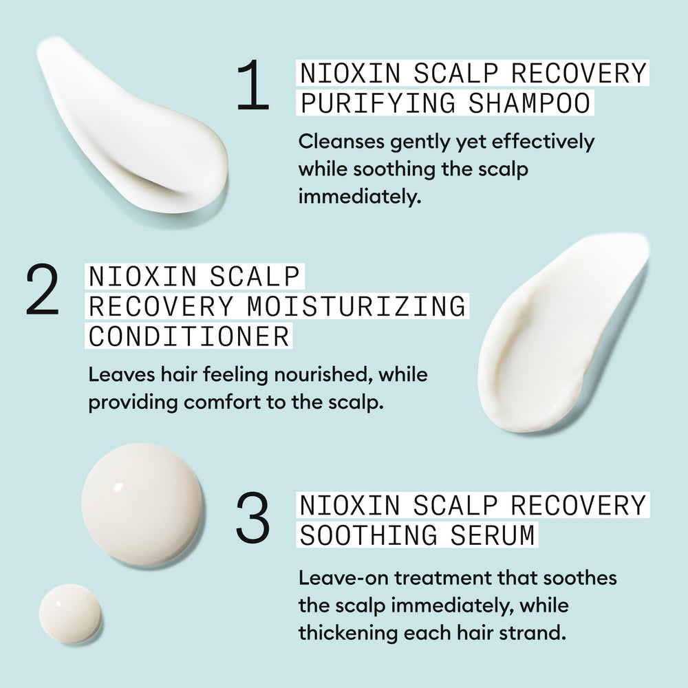 NIOXIN kit on bathroom shelf showing everyday styling readiness