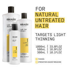 NIOXIN shampoo foam texture demonstrating gentle cleansing action