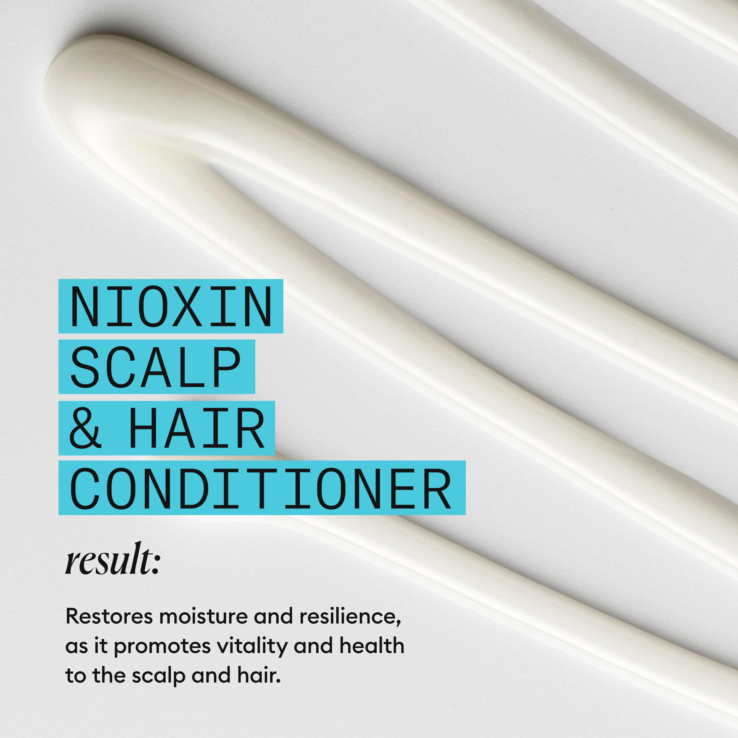 NIOXIN 33.8 fl oz bottle in hand illustrating large salon-size value