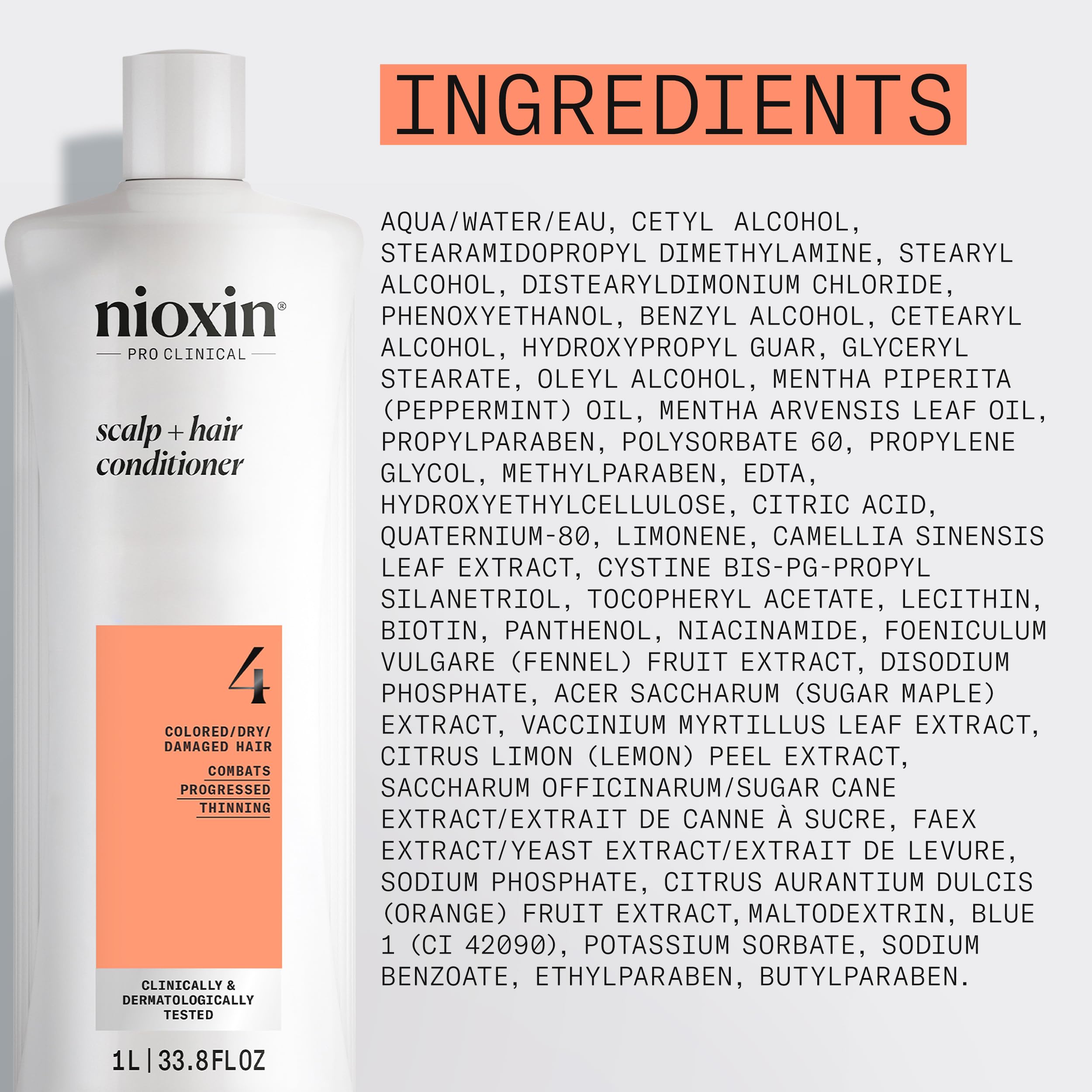 Nioxin used by stylist in salon setting to reinforce professional-strength care