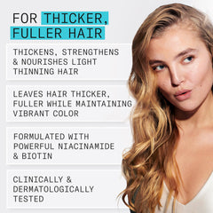 NIOXIN being applied to scalp demonstrating targeted treatment benefit