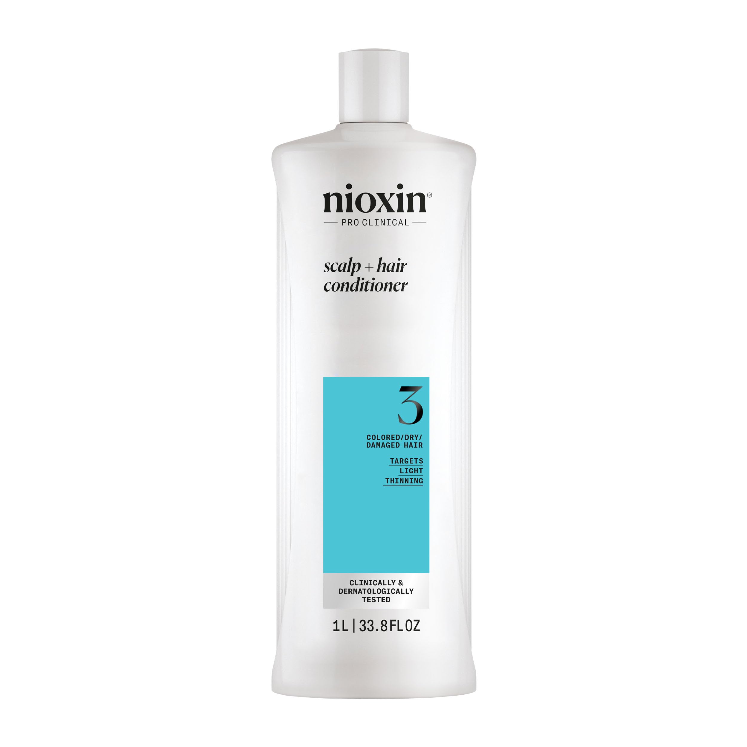 Nioxin System 3 front bottle showing product and size benefit volume
