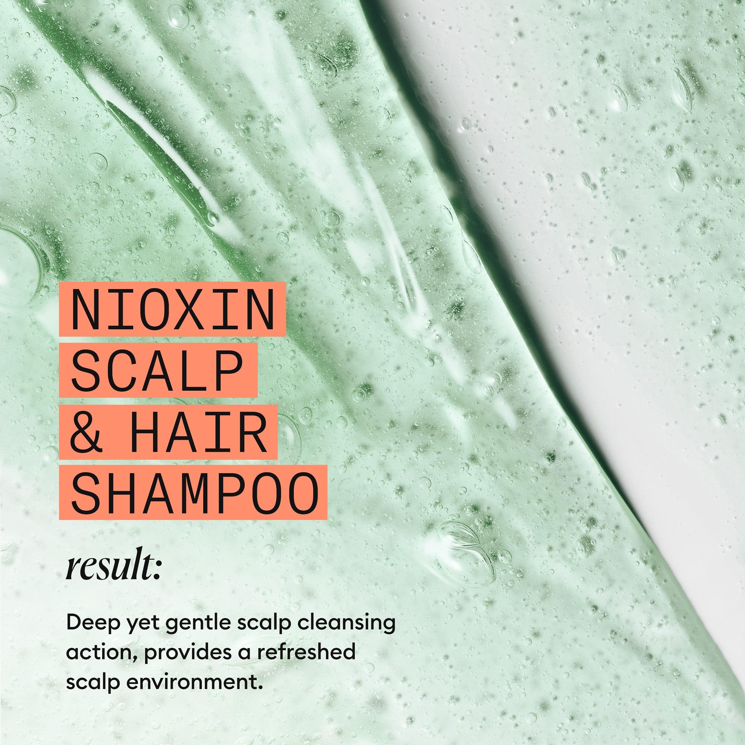NIOXIN in shower with person rinsing hair for real‑life usage benefit