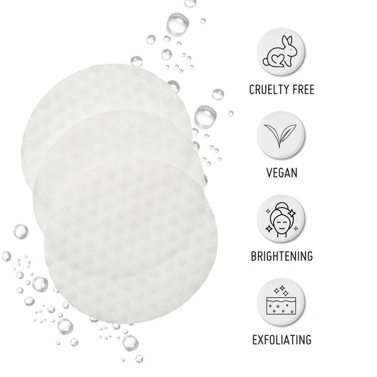 NIP+FAB close-up of pad texture demonstrating gentle exfoliation