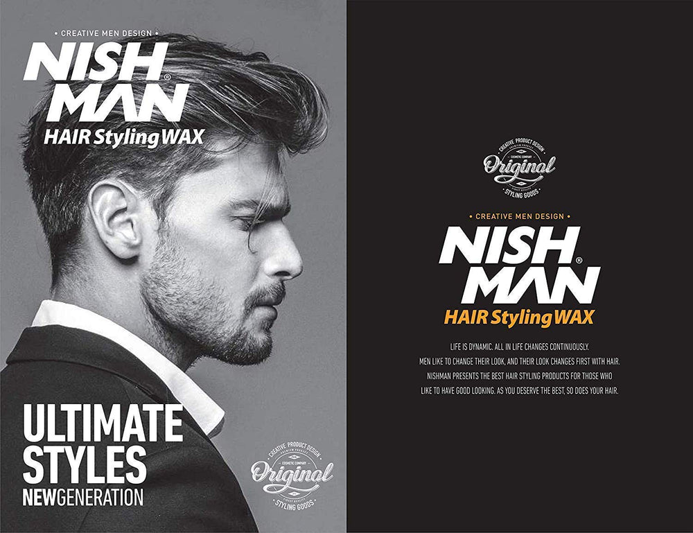 Nishman wax on hands ready to apply, demonstrating non-greasy spread