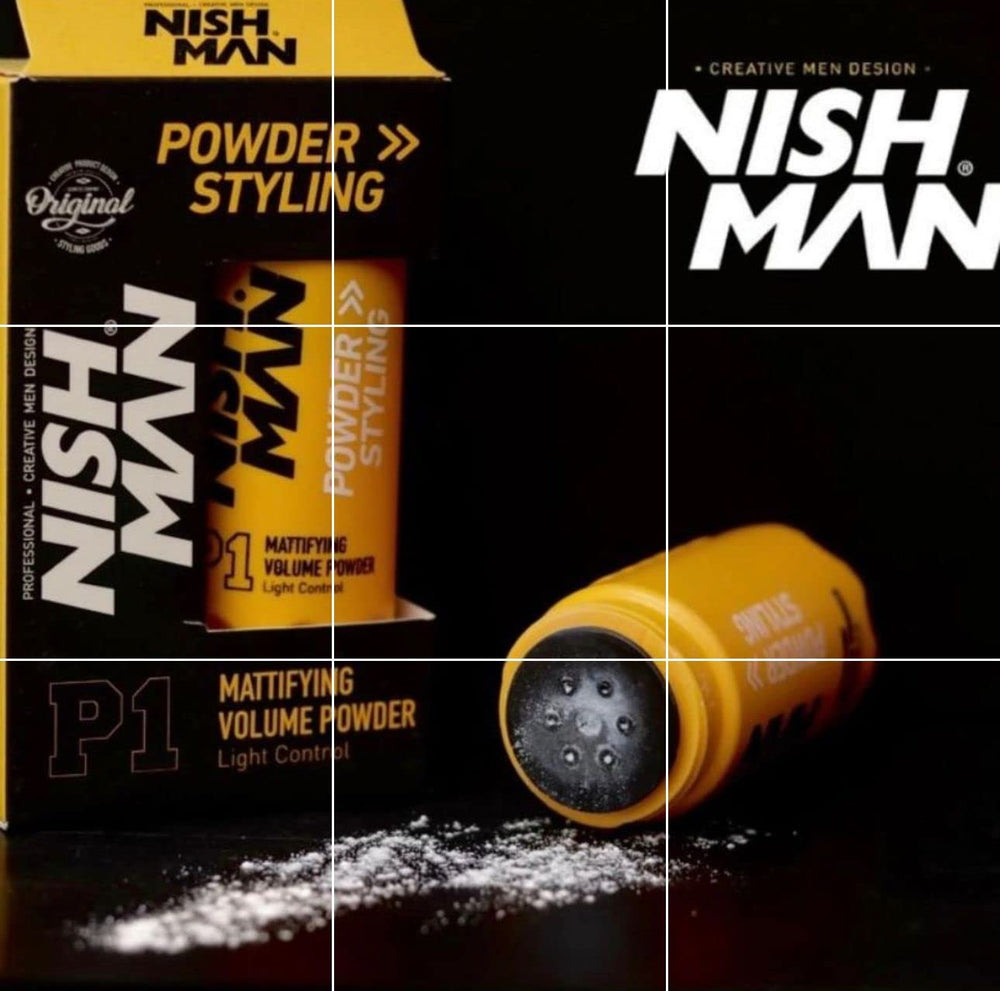 nishman in bathroom counter lifestyle portraying daily grooming convenience