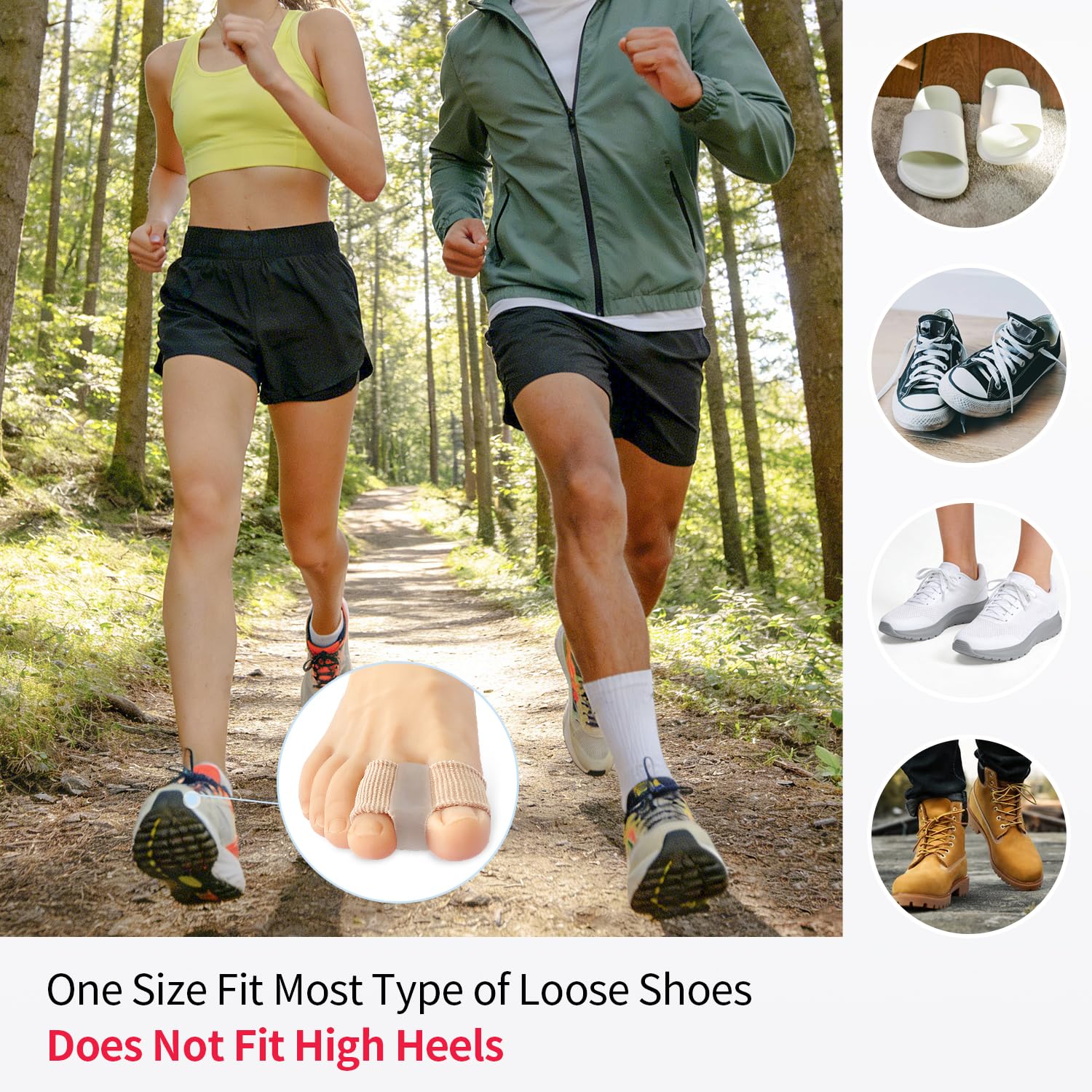 Niupiour lifestyle image of woman walking with increased comfort