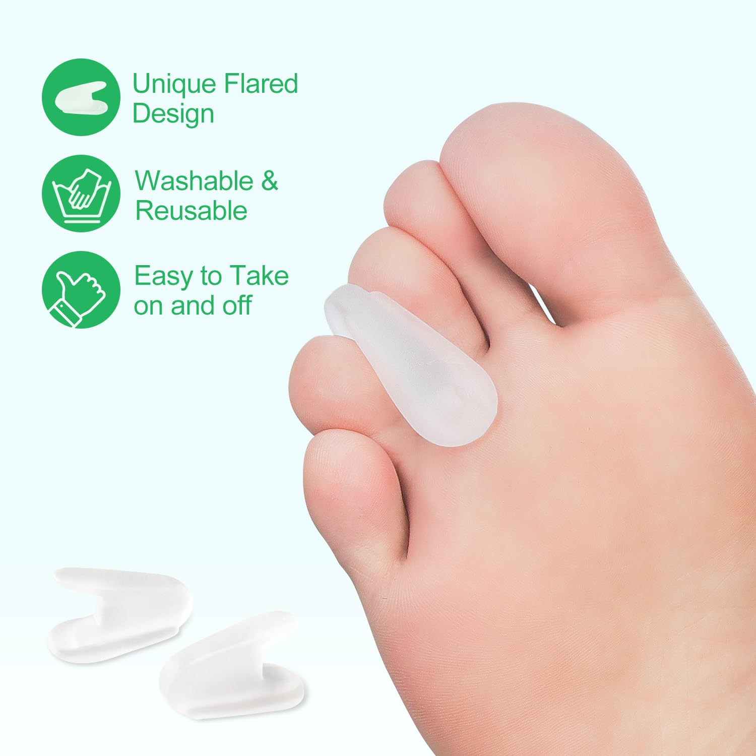 Niupiour silicone texture being stretched to show durable, soft material benefits