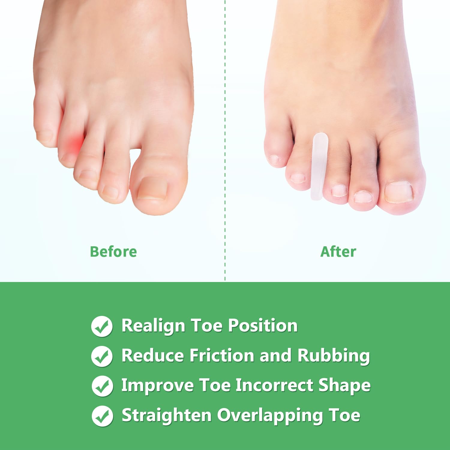 Niupiour spacer placed inside a sneaker illustrating shoe compatibility benefit