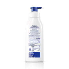 NIVEA aloe hydration lotion applied to forearm showing immediate absorption and soft feel
