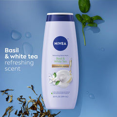 NIVEA paired with shea lotion demonstrating extended hydration benefit