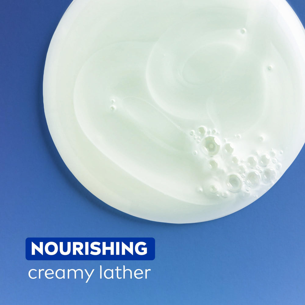 NIVEA poured into hand forming foam for gentle cleansing benefit