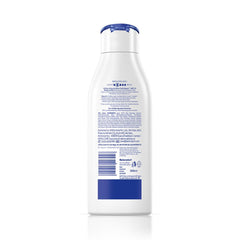 NIVEA bottle on bathroom shelf showing everyday use and accessibility