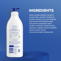 NIVEA bottle on bathroom shelf suggesting simple integration into routine