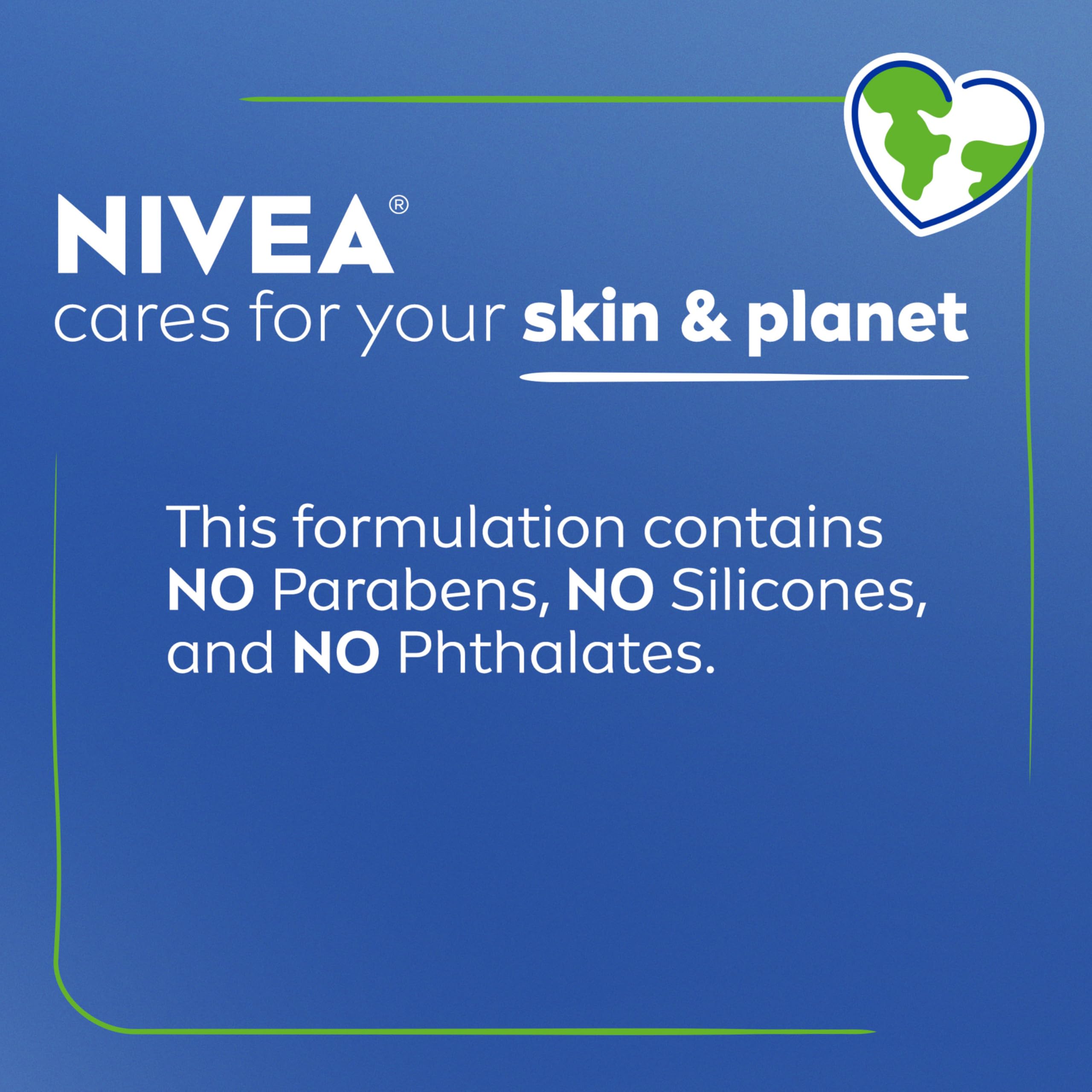 NIVEA cream on bathroom counter as part of daily skincare routine