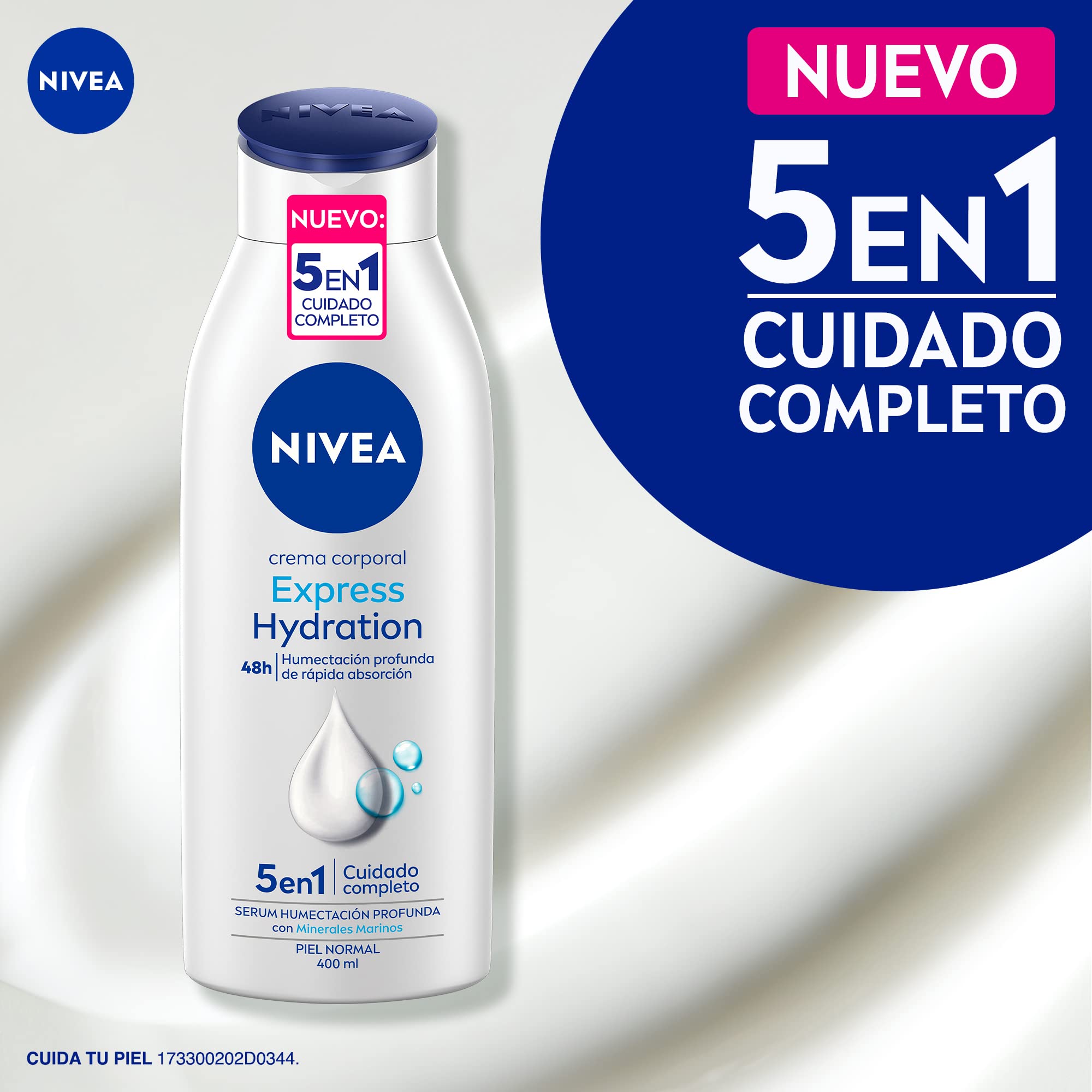 NIVEA cap detail demonstrating secure closure and spill protection
