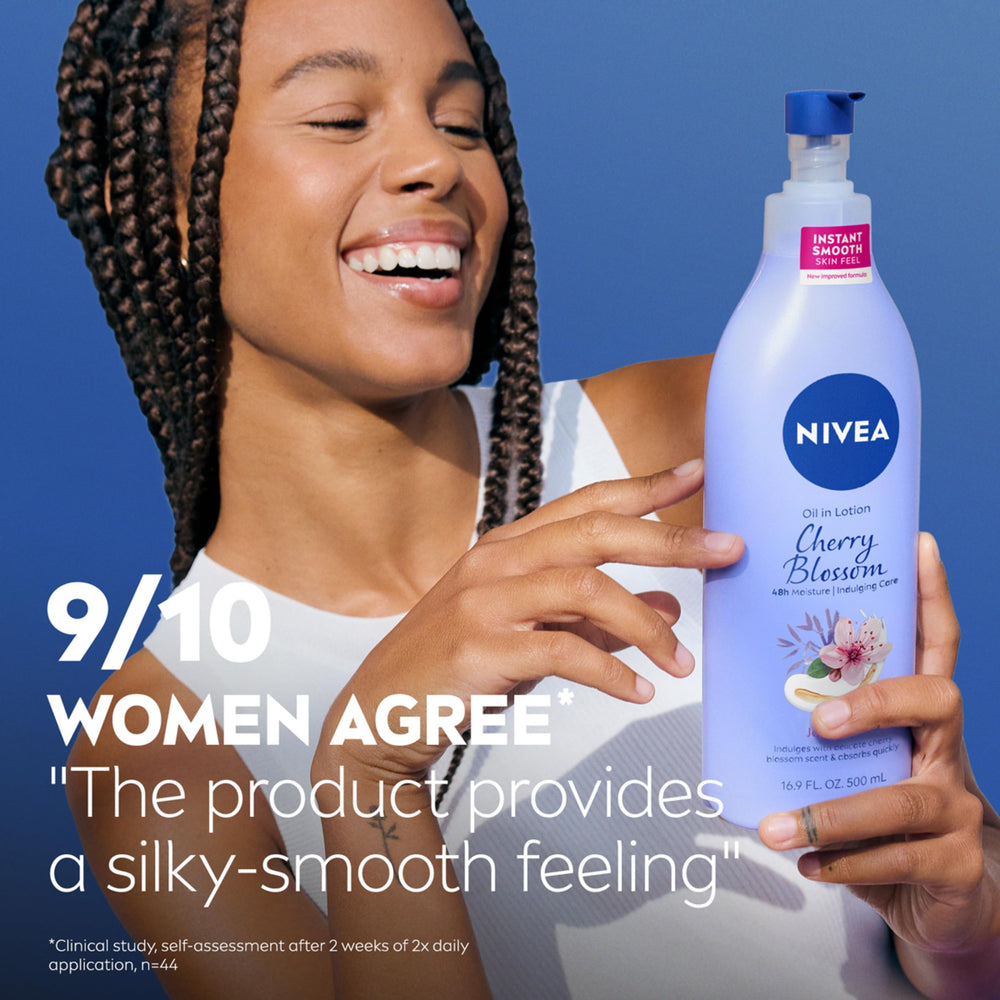 NIVEA ingredients label close-up showing dermatologically tested transparency