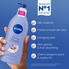 NIVEA close-up jojoba oil drops highlighting nourishing ingredient benefit