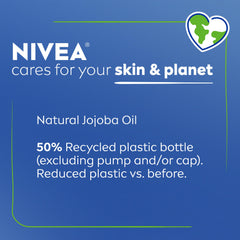 NIVEA pump dispensing lotion to show convenient mess-free use